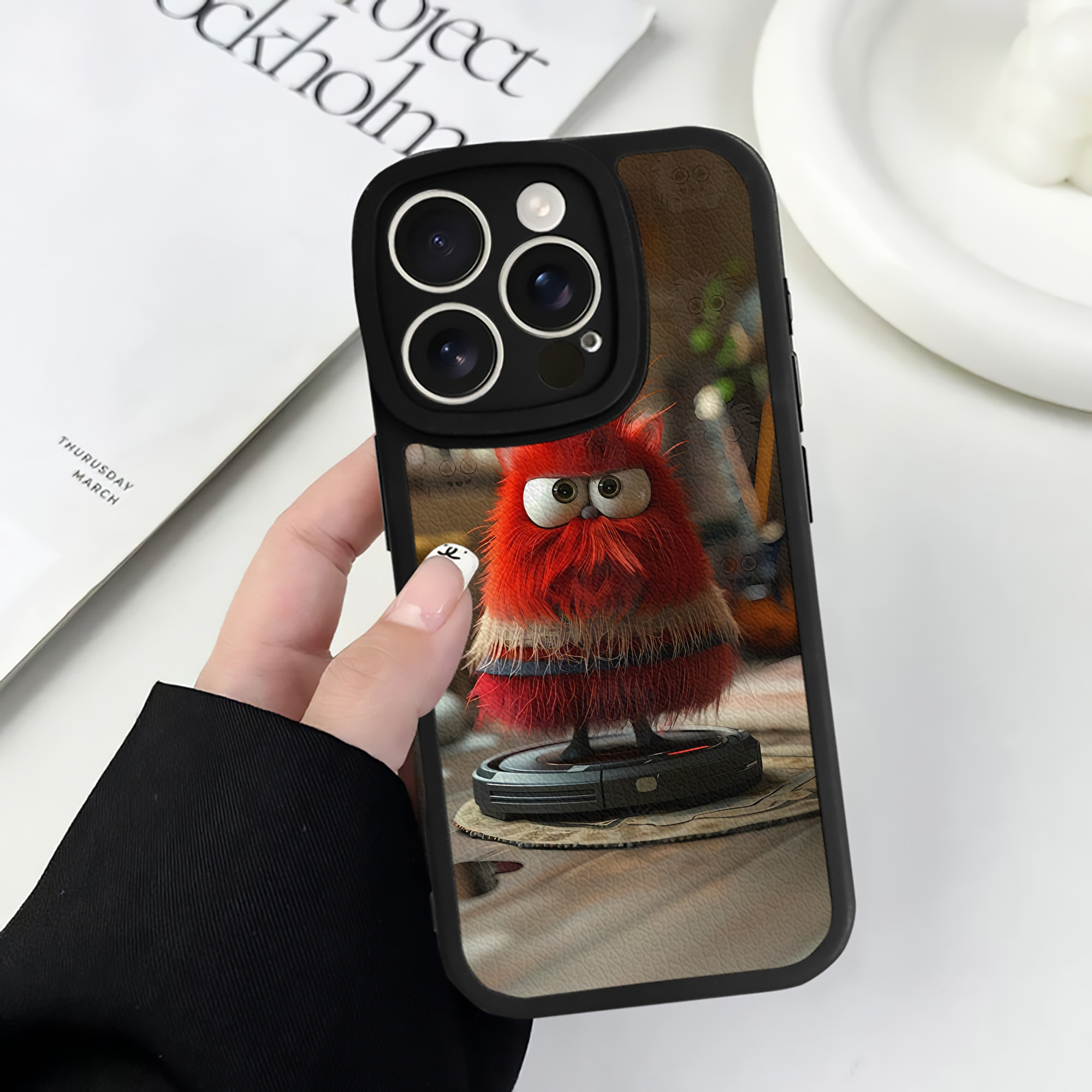 （画像用） Angry Birds アングリーバード 【iPhone 16シリーズ対応】シリコンスマホケース（レザー調） 材質：シリコン